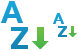 Sorting A-Z icons