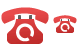 Telephone icons