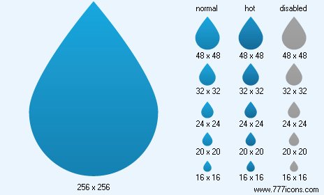 Water Drop Icon Images