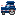 Wheeled tractor icon