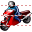 Moto-courier icon