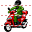 Motorcyclist icon