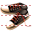 Running shoes icon