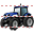 Wheeled tractor icon