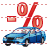 Car commission icon