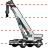 Crane truck icon