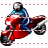 Moto-courier icon