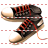 Running shoes icon
