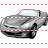 Silver car icon