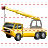 Truck crane icon