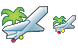 Air-tickets icons