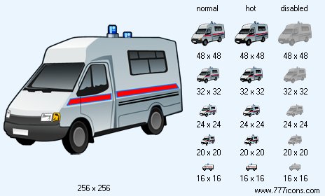 Ambulance Car Icon Images