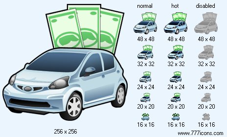 Automobile Loan Icon Images