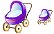 Baby goods icons