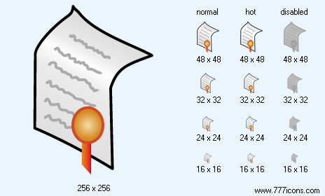 Certificate Icon Images