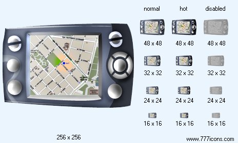 GPS-Navigator Icon Images