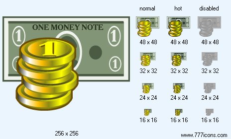 Money V2 Icon Images