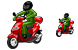 Motorcyclist icons