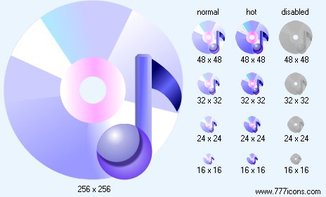 Music CD Icon Images