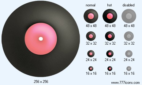 Music Disk Icon Images