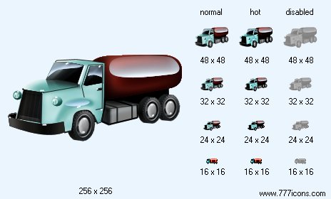 Tank Truck Icon Images