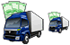 Transportation costs icons