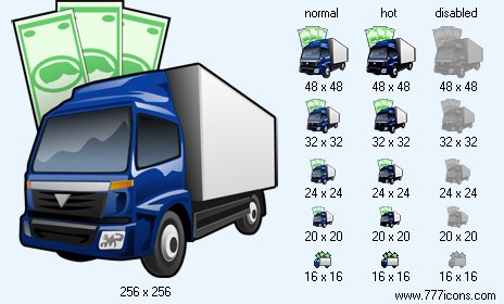 Transportation Costs Icon Images