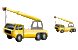 Truck crane icons