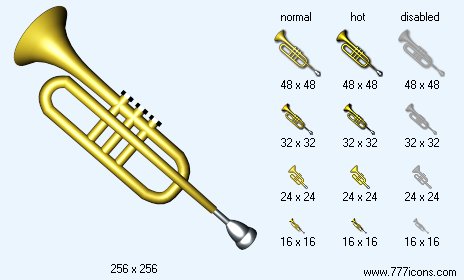 Trumpet Icon Images