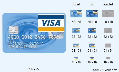 VISA Card Icon Images