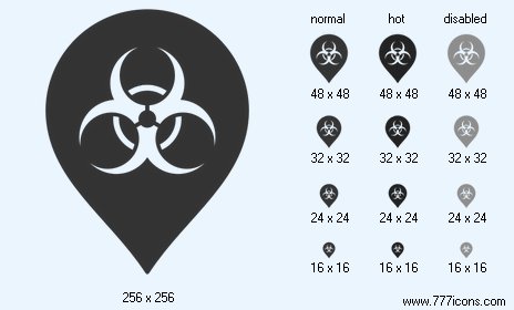 Biohazard Marker Icon Images