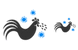 Bird flu icons