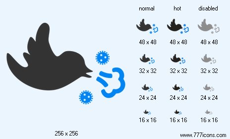 Bird Infection Icon Images