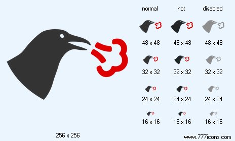 Bird Influenza Icon Images