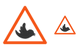 Bird warning icons