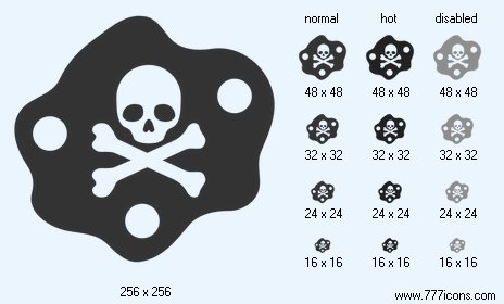Botulinum Toxin Icon Images