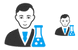 Chemical scientist icons