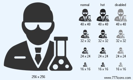 Chemical Scientist V2 Icon Images