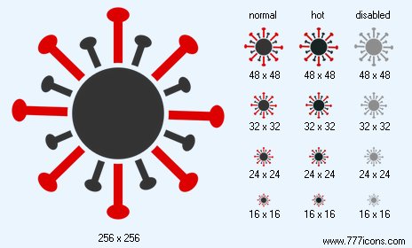 Coronavirus V3 Icon Images