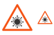 Coronavirus warning icons
