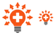 Disinfection lamp icons