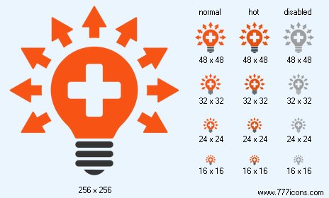 Disinfection Lamp Icon Images