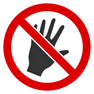 Do Not Touch icon
