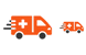 Emergency car icons