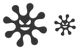 Evil bacteria icons