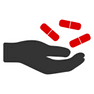 Hand With Pills icon