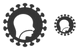 Human flu virus icons