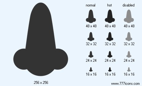 Human Nose Icon Images