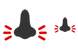 Infected nose icons