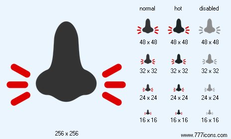 Infected Nose Icon Images
